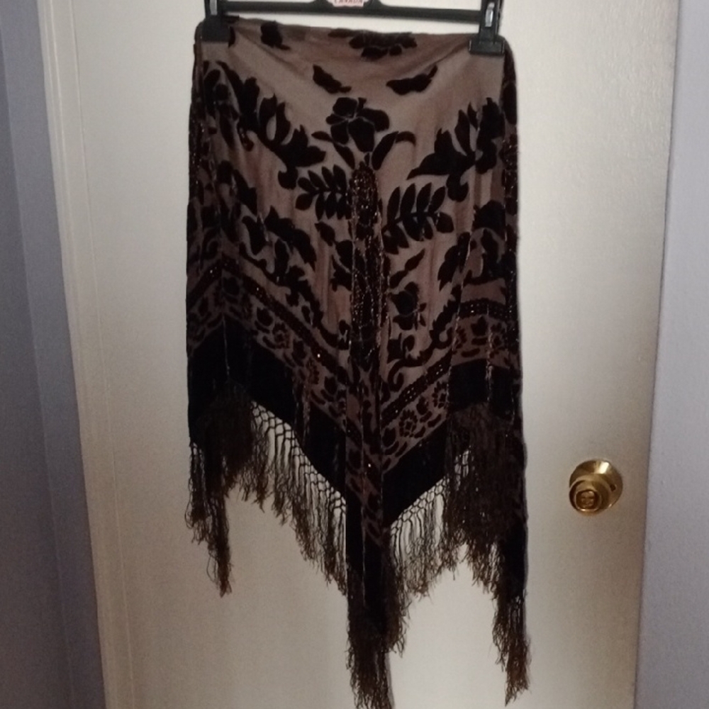 Vintage Brown Classic Scarf Wrap Accessory
